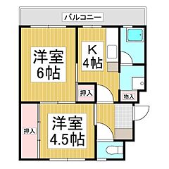 物件の間取り