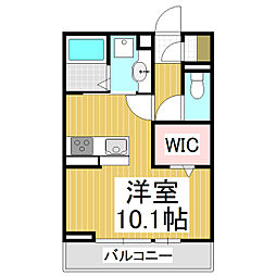 グラン・リオプレール ワンルームの間取図画像