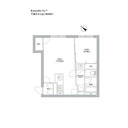 SIERRA GARDENS 1LDKの間取図画像
