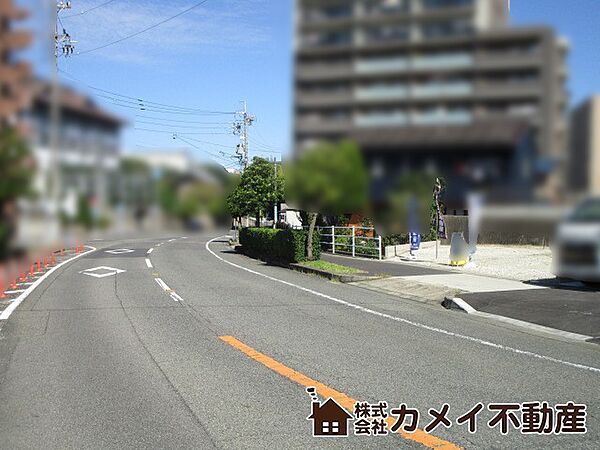 現地と前面道路