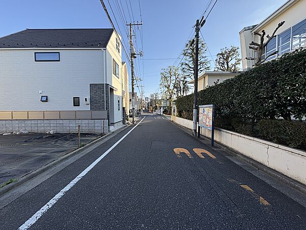 前面道路を含む現地写真