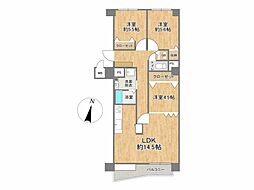 間取図画像 3LDK