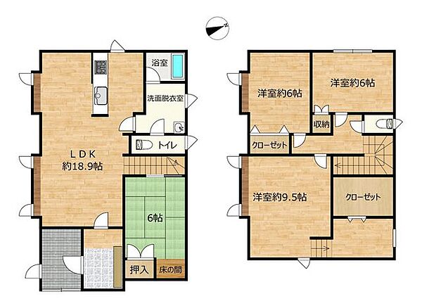 間取図です。