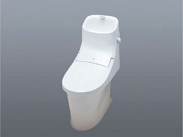【同仕様写真】新品のトイレに交換します。トイレが交換されていると清潔で嬉しいですね。保温洗浄機能付きですので、冬場も温かいトイレで安心できそうですね。