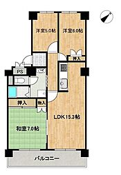 ルーベデンス藻岩A 3LDKの間取図画像