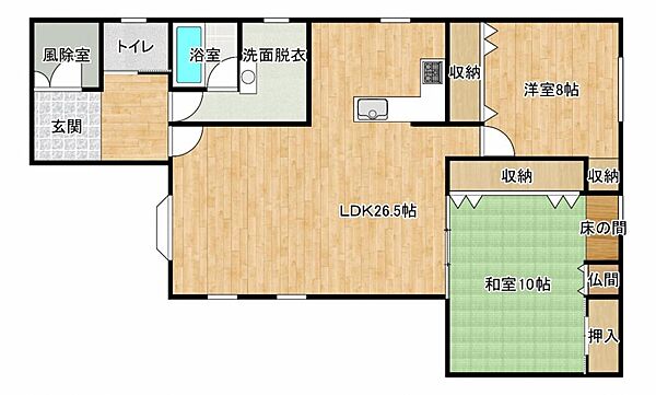 間取り：301000100088