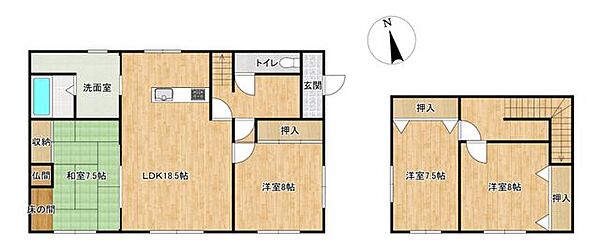 間取り：301000114363
