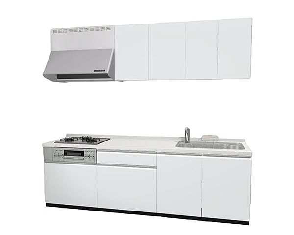 【同仕様画像】キッチンは幅約255cmと広々しています。