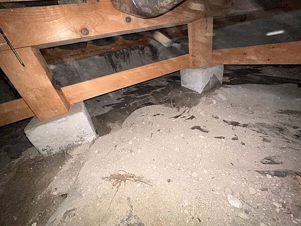中古住宅の3大リスクである、雨漏り、主要構造部分の欠陥や腐食、給排水管の漏水や故障を2年間保証します。その前提で床下まで確認のうえでリフォームし、シロアリの被害調査と防除工事も行いました。