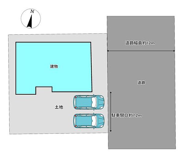 【期間限定現況販売】区画図です。