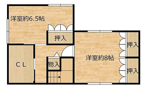 クロークを配置し、2Fも充実のお住まい空間