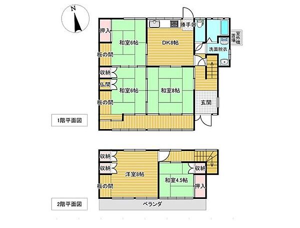 リフォーム前間取りです。