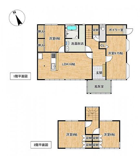 【リフォーム中／間取り図】リフォーム完成予定の間取りです。間取り変更を行い、4LDKになります。大きな窓が多いので明るく風通しがよいお家です。
