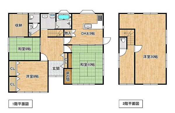 間取りを拡大表示