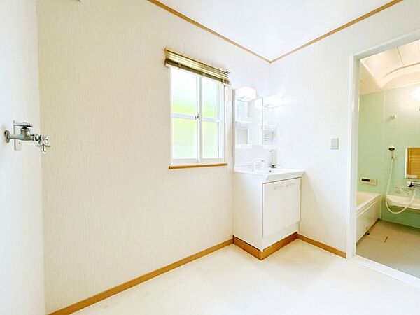 洗面所になります。広々使えます。