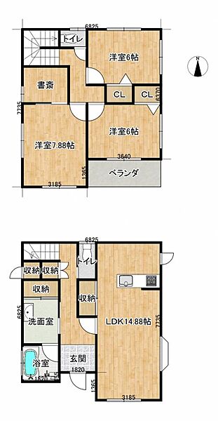 間取り：307000075398