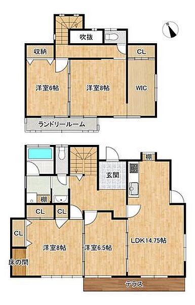 間取り：307000085493