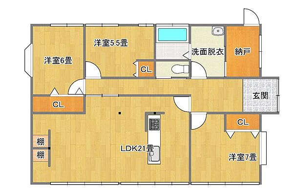 間取り：307000075639