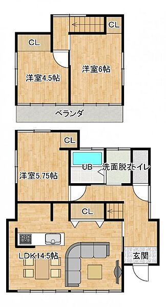 間取り：307000077505