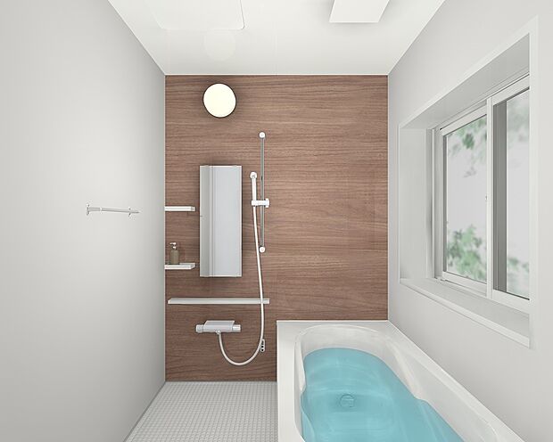 【リフォーム中】浴室はLIXIL製の新品のユニットバスに交換しました。足を伸ばせる1坪サイズの広々とした浴槽で、1日の疲れをゆっくり癒すことができますよ。