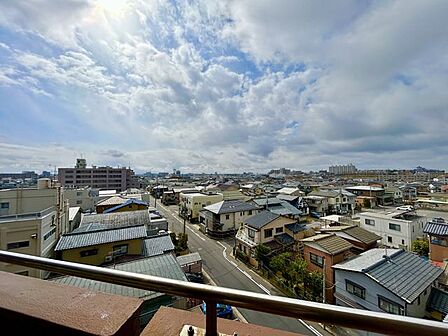 バルコニーからの景色です