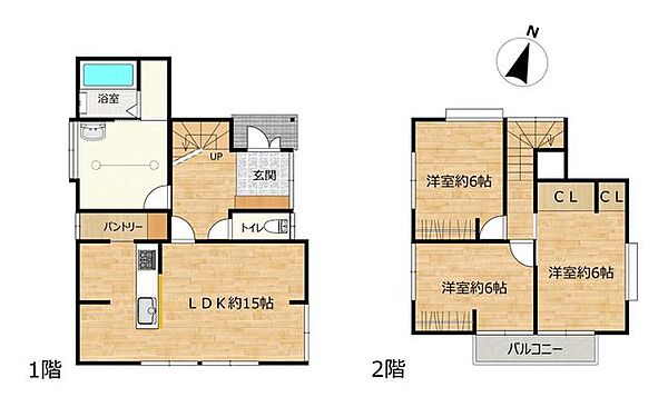 【間取り(リフォーム後予定)】3LDKの間取りに生まれ変わる予定です。