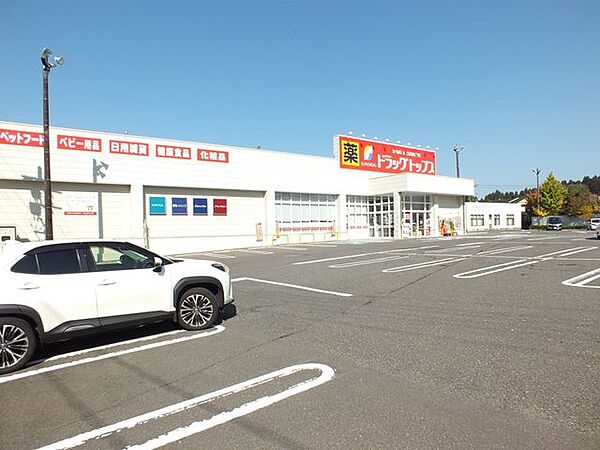 ドラックストア「ドラックトップス栃尾店」様まで徒歩約5分（約400m)です。