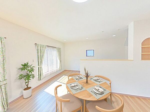 CG合成で家具を配置したイメージです。