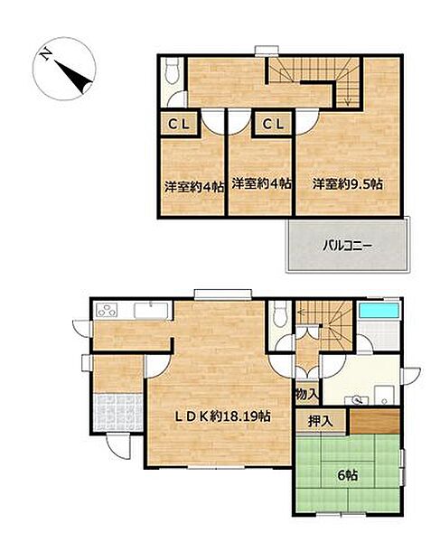 間取りを拡大表示