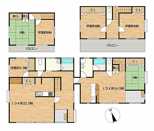 間取り：308000157569