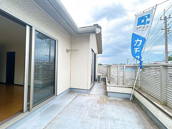 【現況販売】バルコニー写真。