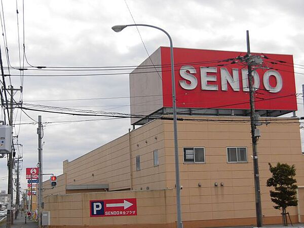 せんどう東金プラザ SENDO東金プラザ店1.8ｋｍ（徒歩約25分）大きな買い物やまとめ買いは近くのスーパーで済ませたいもの。仕事帰りやレジャー帰りでも面倒にならない距離にあるのは嬉しいです…