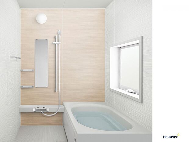 【同仕様写真】浴室は新品交換します。浴室乾燥機能やポップアップ式の排水栓など見た目だけでなく機能にもこだわります。