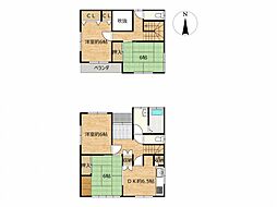 館林市近藤町　戸建て 3LDKの間取り
