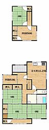 館林市近藤町　戸建て 4SLDKの間取り