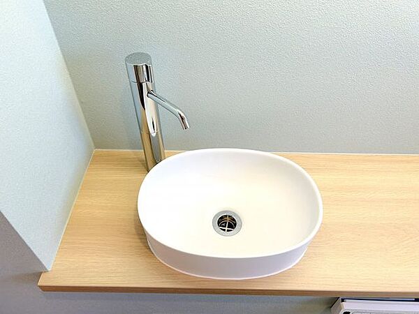 【設備】1階トイレには手洗い場を新設しました。