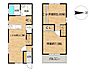 間取り：【間取り図】2LDKの間取りになります。