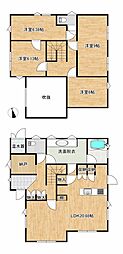 みどり市大間々町桐原　戸建て 4LDKの間取り