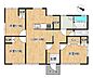 間取り：【間取図】3LDKの平家の住宅です。階段がないため、安全でバリアフリーな暮らしを実現できます。平屋だと、年齢を重ねても暮らしやすいですね