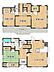 間取り：【現況間取り図】お部屋の数が十分に確保された4LDK2階建ての間取です。家族それぞれが自分のお部屋を持てる、暮らしやすい住まいです。