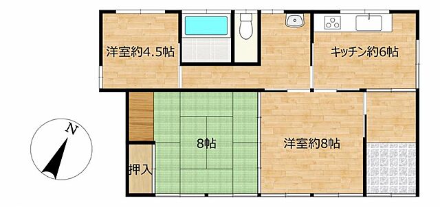 間取り 富岡市岩染416-1