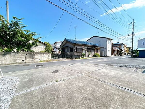 【外構工事完了】砂利敷きを予定しております。きれいな外観になりますね。