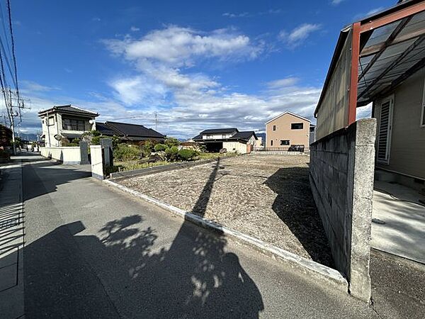 【解体済】北西側の前面道路です。