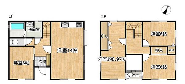 【リフォーム済/間取り図】