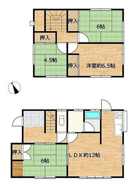 【間取り図】現況の間取り図となります。