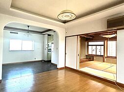 駒ヶ根市赤穂　戸建て 6DKのリビング/ダイニング