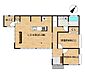 間取り：【リフォーム後/間取り図】2LDKの平家建ての住宅にリフォームいたします。コンパクトではありつつも、約20帖のゆとりあるLDKや一坪サイズの浴室、洗面脱衣所など暮らしやすさが魅力の住宅です。