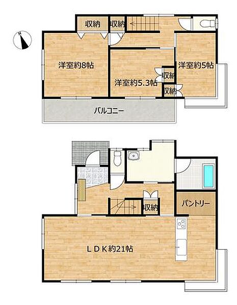 間取り：322000604485