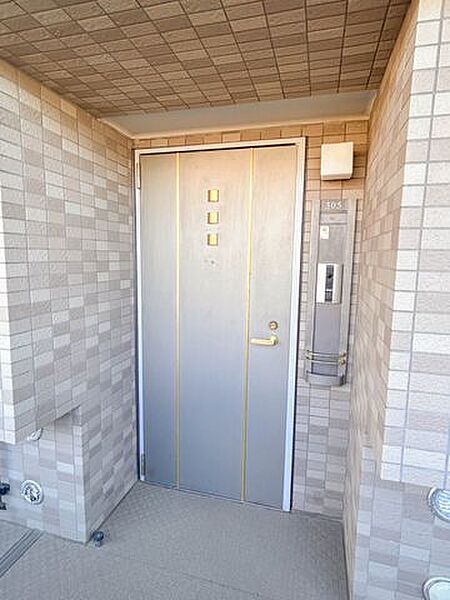 【玄関】共用部にあたる玄関です。