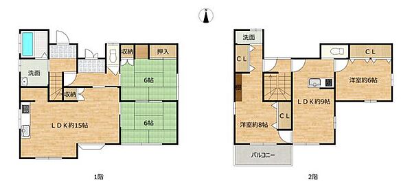間取りを拡大表示
